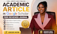 increase google scholar citations through indexed journals