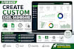 create excel dashboards, google sheets, data analysis and tracking tools