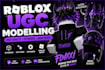create high quality roblox ugc items and 3d models