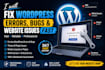 fix wordpress critical error and white screen fast