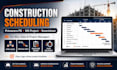 do construction scheduling in primavera p6, ms project, smartsheet