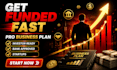 write a startup business plan, financial projections, and strategy