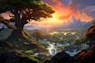 fantasy landscape design illustrations
