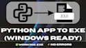 package your python app into a desktop application