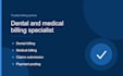 do dental billing, medical billing, claims submission, payment posting,