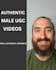 create authentic male ugc video ads for your brand