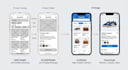 create UX wireframes and UI design