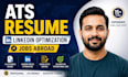 write ats resume linkedin optimization for global job search