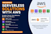 build AWS serverless backend with lambda, API gateway, dynamodb , cognito etc