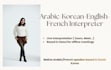 be your korean interpreter, from eng, ar, fr