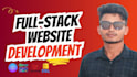 do custom website development as full stack web developer