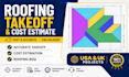 do detailed roofing quantitytakeoff, boq and cost estimation