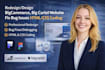 redesign design bigcommerce big cartel website fix bug issues html css coding