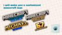 make you a customized minecraft logo