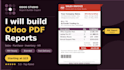 design custom odoo studio reports templates for your business