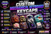 design custom mechanical keyboard keycaps and artisan 3d printable models