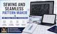 create clothing sewing patterns with grading and seamless pattern design