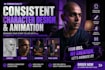 create high quality character design and smooth animation