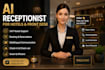 do ai avatar receptionist,digital virtual assistant,hotel office greeting avatar