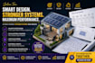 develop solar pv system design, power distribution and electrical plan