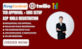 do a2p 10dlc registration, twilio, gohighlevel, ringcentral SMS setup
