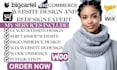 design ecwid store redesign bigcartel website bigcommerce wix design shift4shop