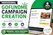 create and setup a complete gofundme campaign