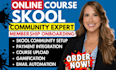 do skool community setup membership onboarding payment integration, gamification