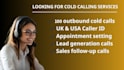 do 100 cold calls with UK USA caller id cold caller virtual assistant
