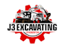 create a creative excavator logo design