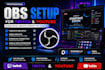 setup fix obs studio streamlab for twitch, facebook and youtube live streaming