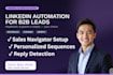 setup linkedin automation for b2b lead generation using heyreach dripify expandi