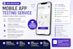 test your mobile app and provide detailed usability feedback