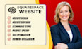 build squarespace website design or redesign squarespace wedsite development