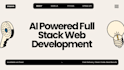 build an ai powered full stack website with chatgpt API and python backend