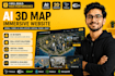 create ai 3d map immersive website webgl threejs real estate virtual tours gsap