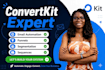 audit and optimize convertkit with ab testing segmentation and emails sequence