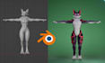 create custom vrchat avatar fursona 3d model vrchat avatar nsfw vrc with rigging