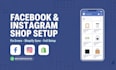 setup facebook shop, instagram shop, fix social media shops, sync shopify