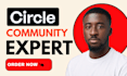 setup circle so community circle so online course circle so membership site