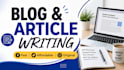 write SEO blog articles and website content