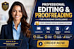 proofread, edit, ghostwrite your academic writing,  dissertation and thesis