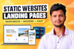 build static websites, landing pages and full stack apps