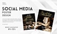 create minimalist instagram poster and cover designs