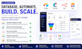 do airtable database crm, clay com, n8n ai, airtable automation, softr webapp