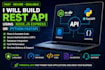 build a rest API using nodejs express or python fastapi