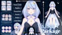 design live2d model vtuber model, vtuber avatar, vtuber, high quality rigging