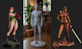 sculpt 3d action figure, character modeling for 3d printing