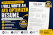 write an ats optimized resume that gets interviews