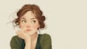 draw semi realistic character, portrait, illustration